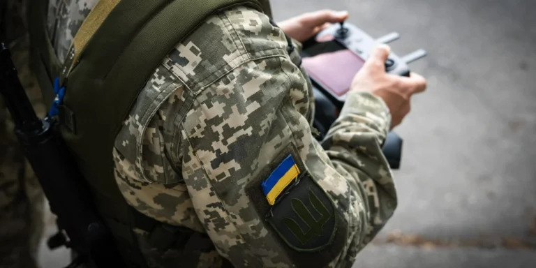 Зруйнований міст та палаючі склади, що символізують знищення логістики російських окупантів.
